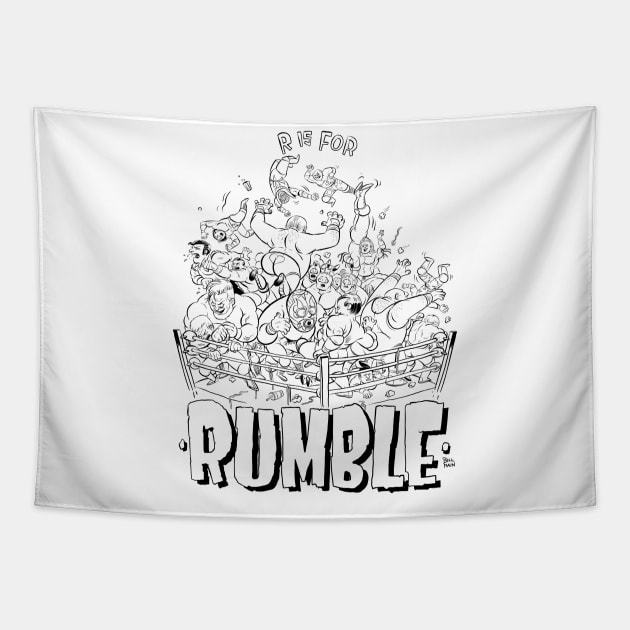 R is for Rumble Tapestry by itsbillmain