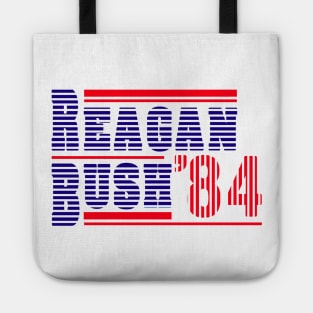 regan bush 84 stripped design american theme Tote