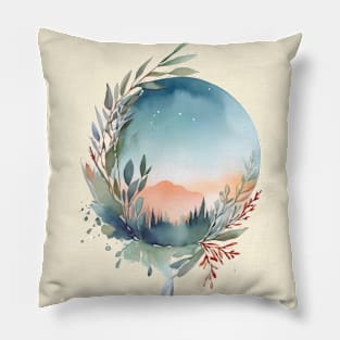 Harmony of nature Pillow