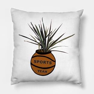 Plant in a Basketball Pillow