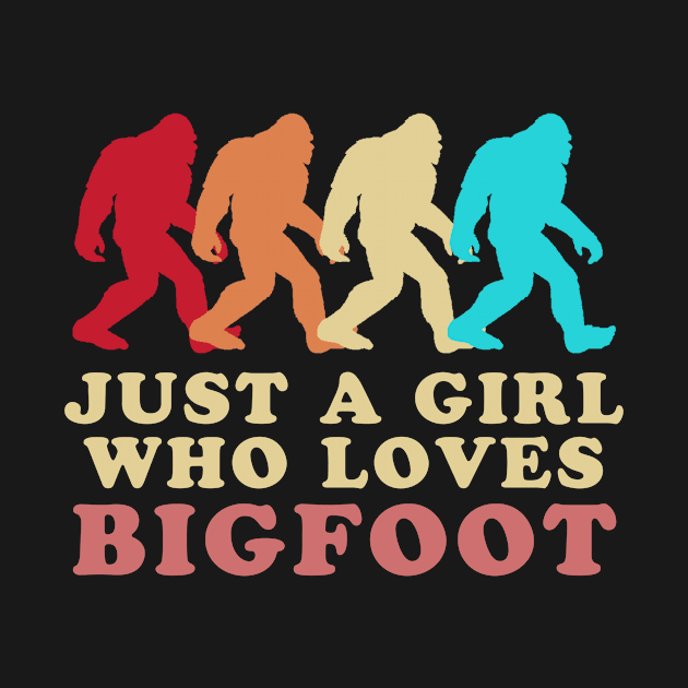 Just A Girl Who Loves Bigfoot by narekmug