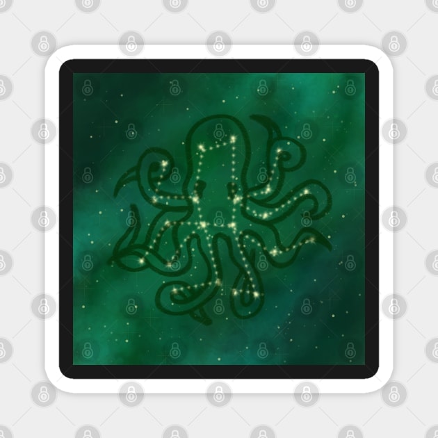 Octopus constellation Magnet by OctopodArts
