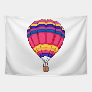 Hot air balloon cartoon illustration Tapestry