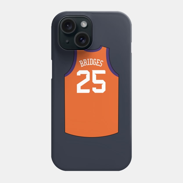 Mikal Bridges Phoenix Jersey Qiangy Phone Case by qiangdade