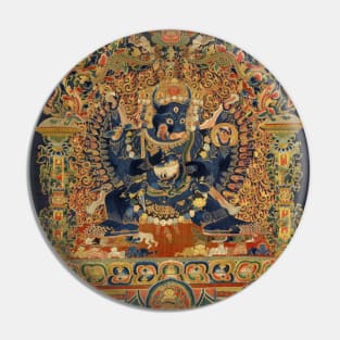 The Deity Vajrabhairava, Tantric Form of the Bodhisattva Manjushri Pin