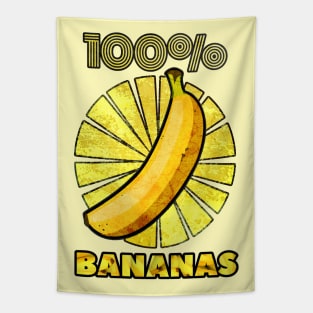 100% BANANAS Tapestry