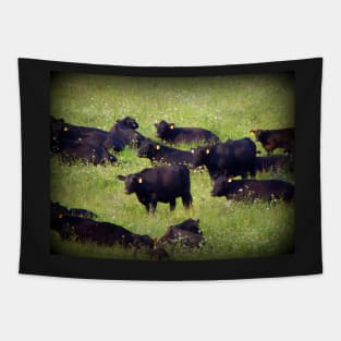 Country Farm Photography Art Farmland Cows Tapestry