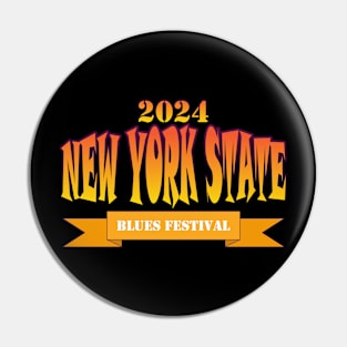 New York State Blues Festival 2024 Pin