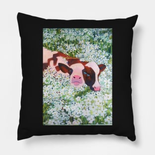 Two-Headed Meadow Calf Pillow