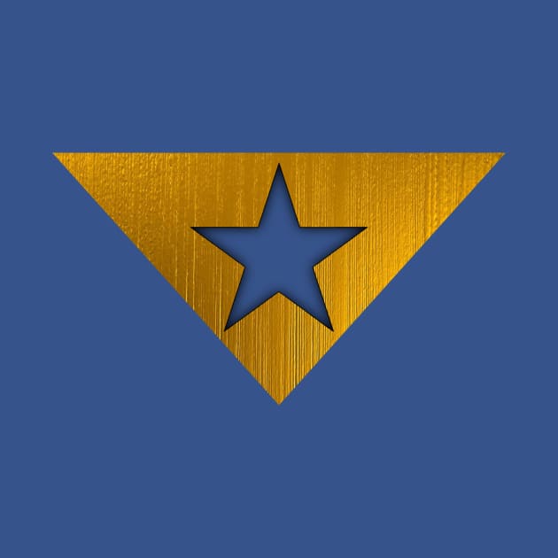 BOOSTER GOLD LOGO (STAR COLOR MATCHES TEESHIRT) by TSOL Games