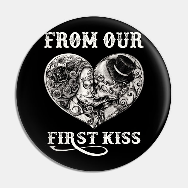 From Our First Kiss Till Our Last Breath Couple Matching Pin by SusanFields