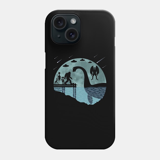 Cryptid Creatures Phone Case by Tesszero