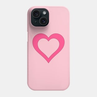 A hole in my Heart for you in pink Phone Case