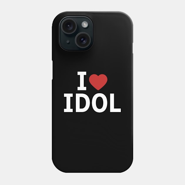 Oshi no Ko Ruby Hoshino Cosplay I Love Idol T Shirt Design in Episode 9 - Black Phone Case by Animangapoi