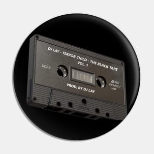 DJ Lay - The Black Tape - Memphis Rap Pin