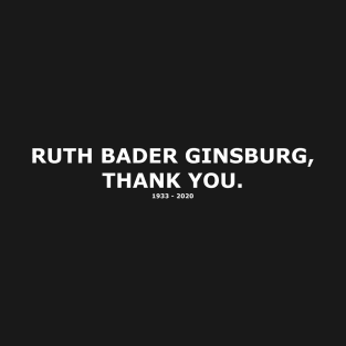 Ruth Bader Ginsburg RBG T-Shirt