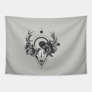 BLOOM - Skull Design | DARK Vintage Urban Style Tapestry