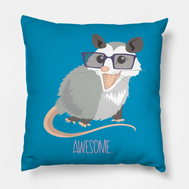 Awesome Possum - Awesome Possum - Pillow | TeePublic