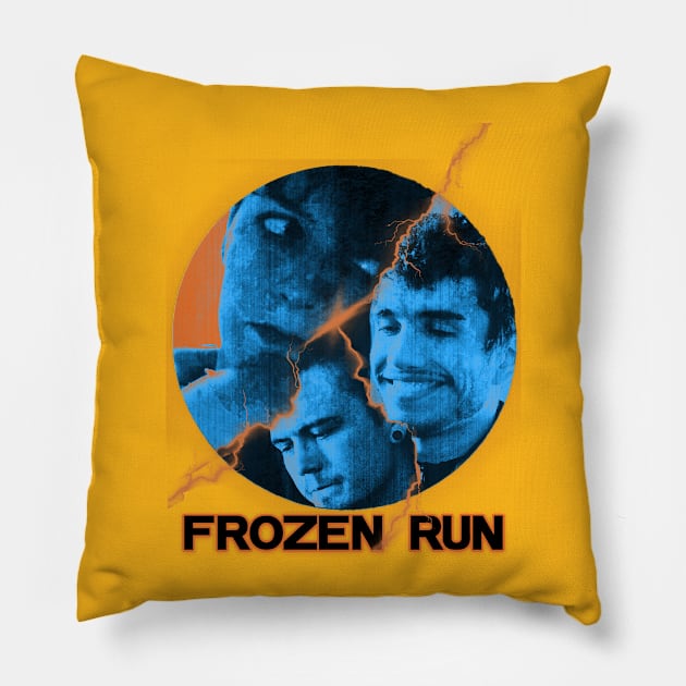 Frozen Run Lightning Logo Pillow by FrozenRun