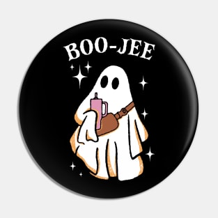 Funny Boo-Jee Spooky Season Ghost Halloween Pin