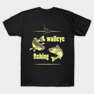 Walleye Fishing Apparel Coral. Yizzam.com, where all the street stopping  style t-shirts go!  Looking for a funny t-shirt, a cool t-shirt, a crazy  t-shirt? Come inside now, you beautiful tee shirt