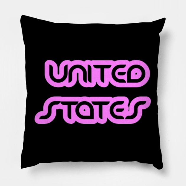 usa, country of opportunity Pillow by coralwire