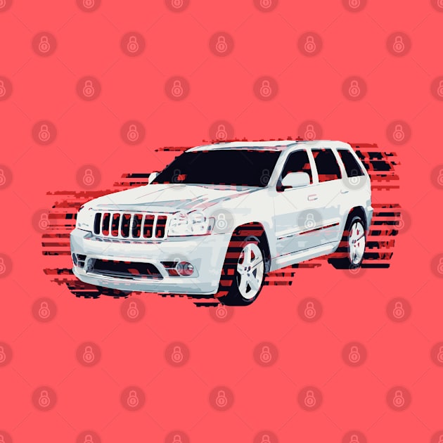 White WK1 Srt8 suv by mfz