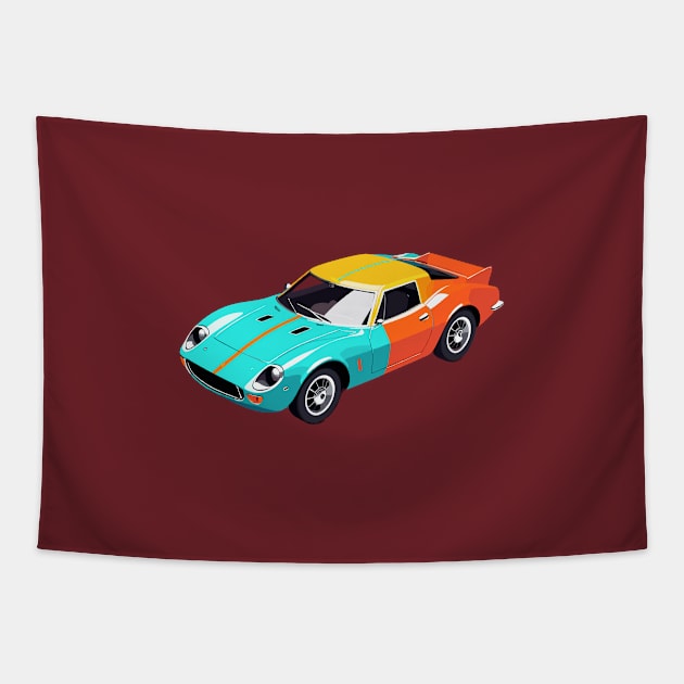 Diecast car Tapestry by Aikomeyda