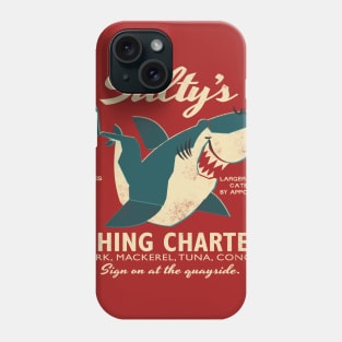 Salty's fishing charters Phone Case