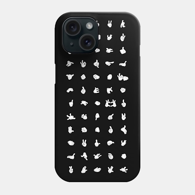 G e s t u r e s Phone Case by BadBox