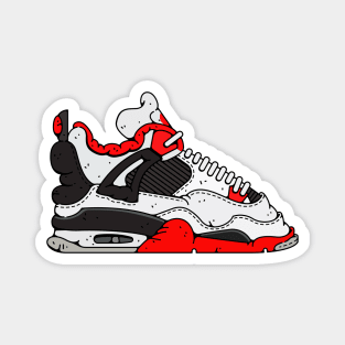 Air Jordan 4 Retro Red Cement Magnet