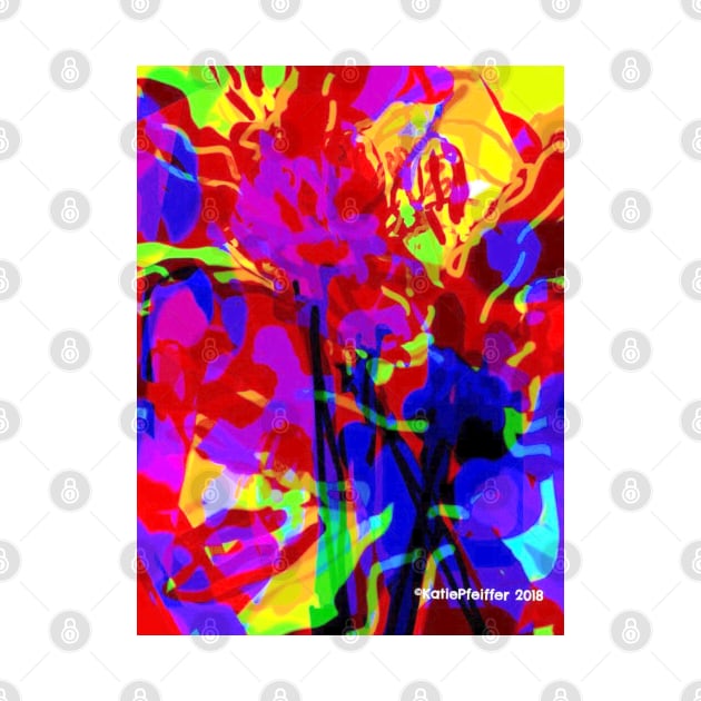 Abstract Irises by Kater