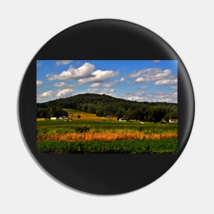 Blue Skies and Rolling Landscapes Pin