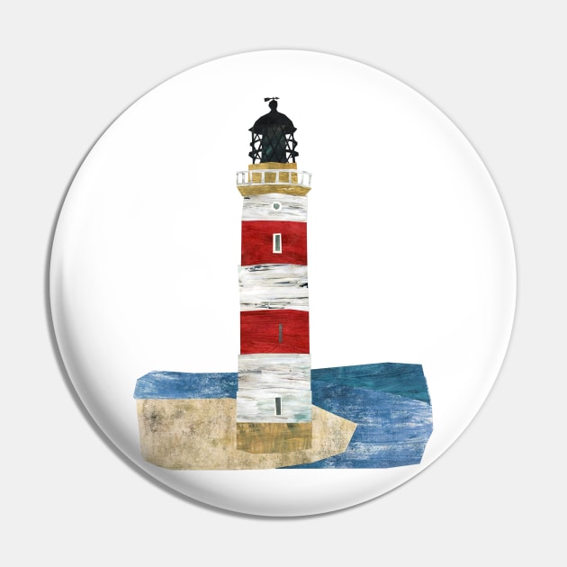 Lighthouse Pin by Babban Gaelg