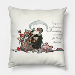 Vintage Christmas Gifts Pillow