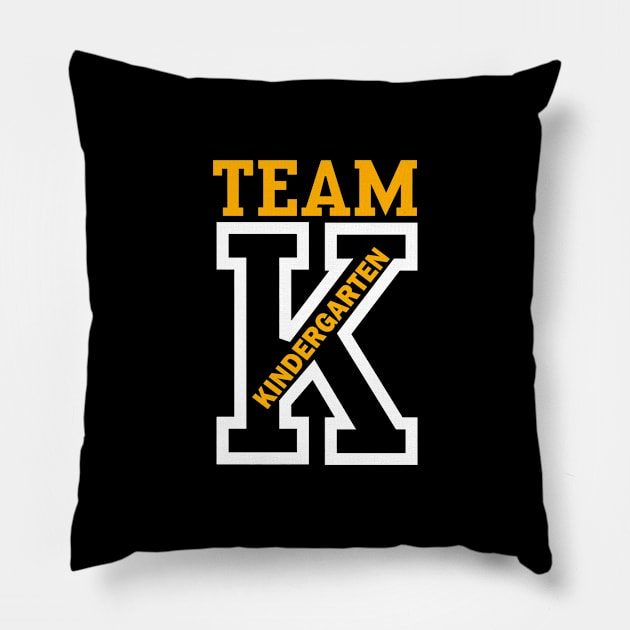 Team Kindergarten Teacher Pillow by Issaker