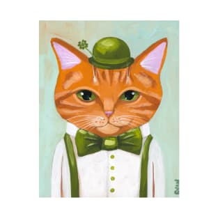 Saint Patricks Cat T-Shirt