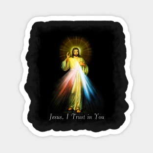 Jesus Divine Mercy Faustina Sacred Heart Catholic Magnet