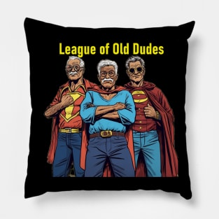 League Of Old Dudes Pillow