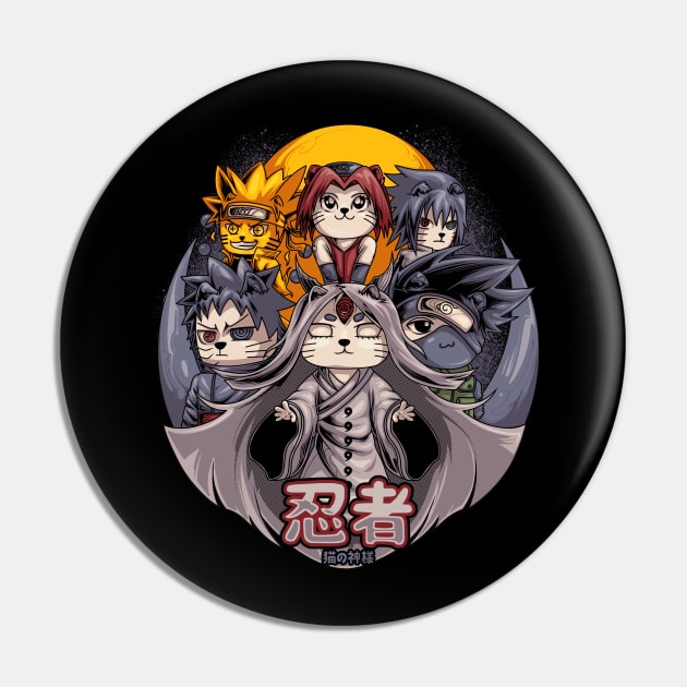 KAGUYA CAT Pin by FUJHINE