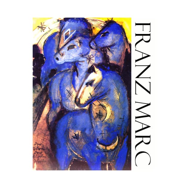 Blue Horses by Franz Marc by Naves