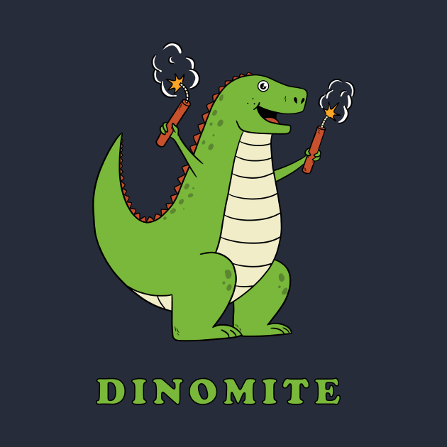 Dinosaur Dinomite by coffeeman