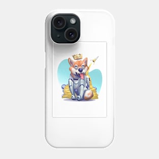 Doge to the moon Phone Case