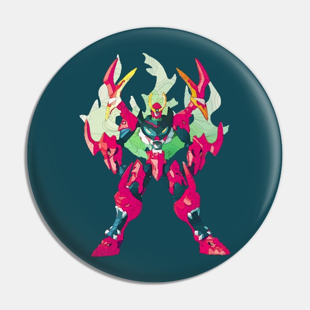 Gurren Laggan Fan Art Pin by Birdbox