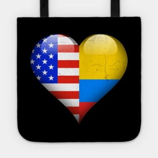 Half American Half Colombian - Gift for Colombian From Colombia Tote