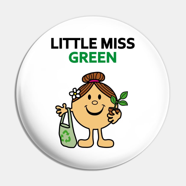 Little Miss Green Pin by Savousepate