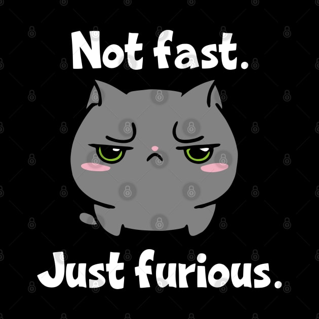 Not Fast Just Furious Cat by KayBee Gift Shop