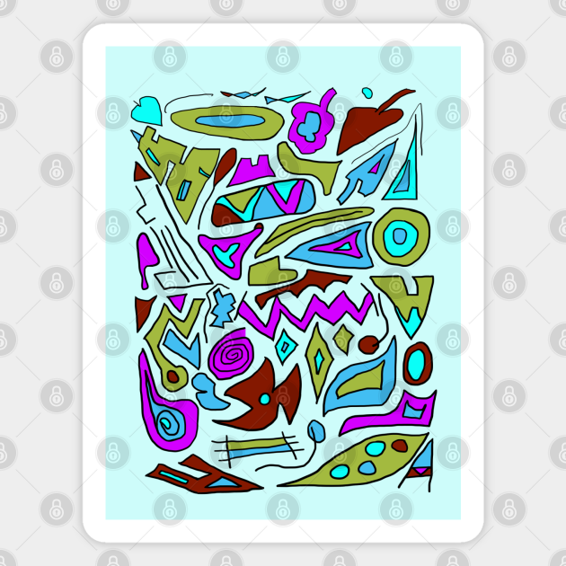 Duck Egg Doodle 2 Doodle Magnet Teepublic Doodle duck design provides meaningful #employment opportunities for people with #intellectualdisabilities. teepublic