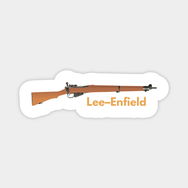Lee-Enfield British WW2 Rifle Magnet by NorseTech
