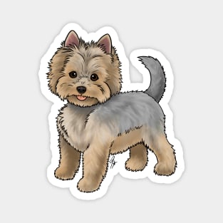 Dog - Yorkshire Terrier - Blue and Tan Puppy Cut Magnet